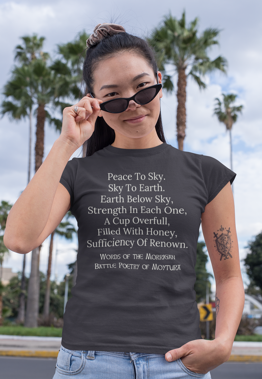 Peace to the Sky - The Morrigan's Prophesy Poetry