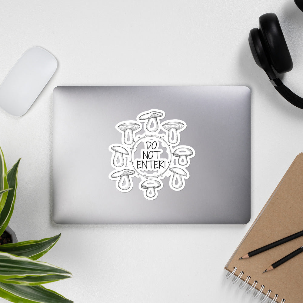 Fairy Ring - Do Not Enter - Bubble-free stickers with Free Shipping - Eel & Otter