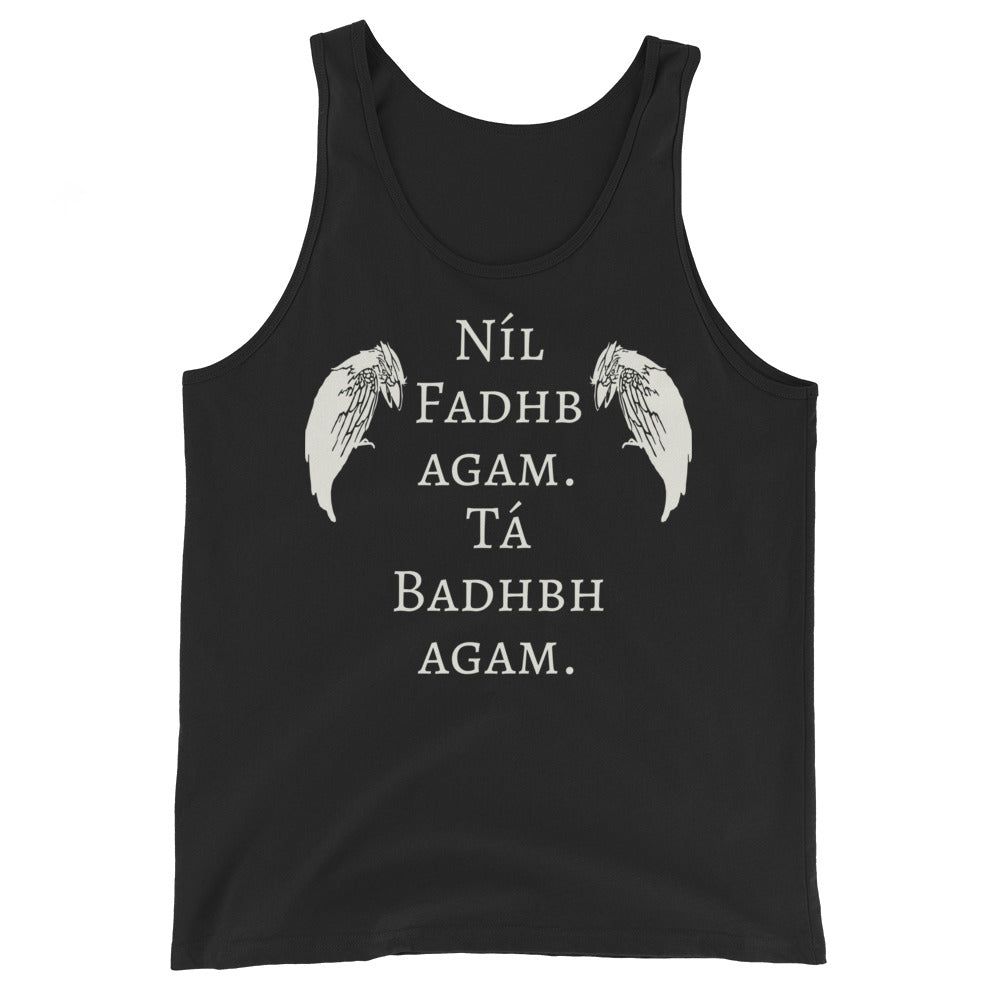 The Badb, Badhbh - Black - Unisex Tank Top - Eel & Otter
