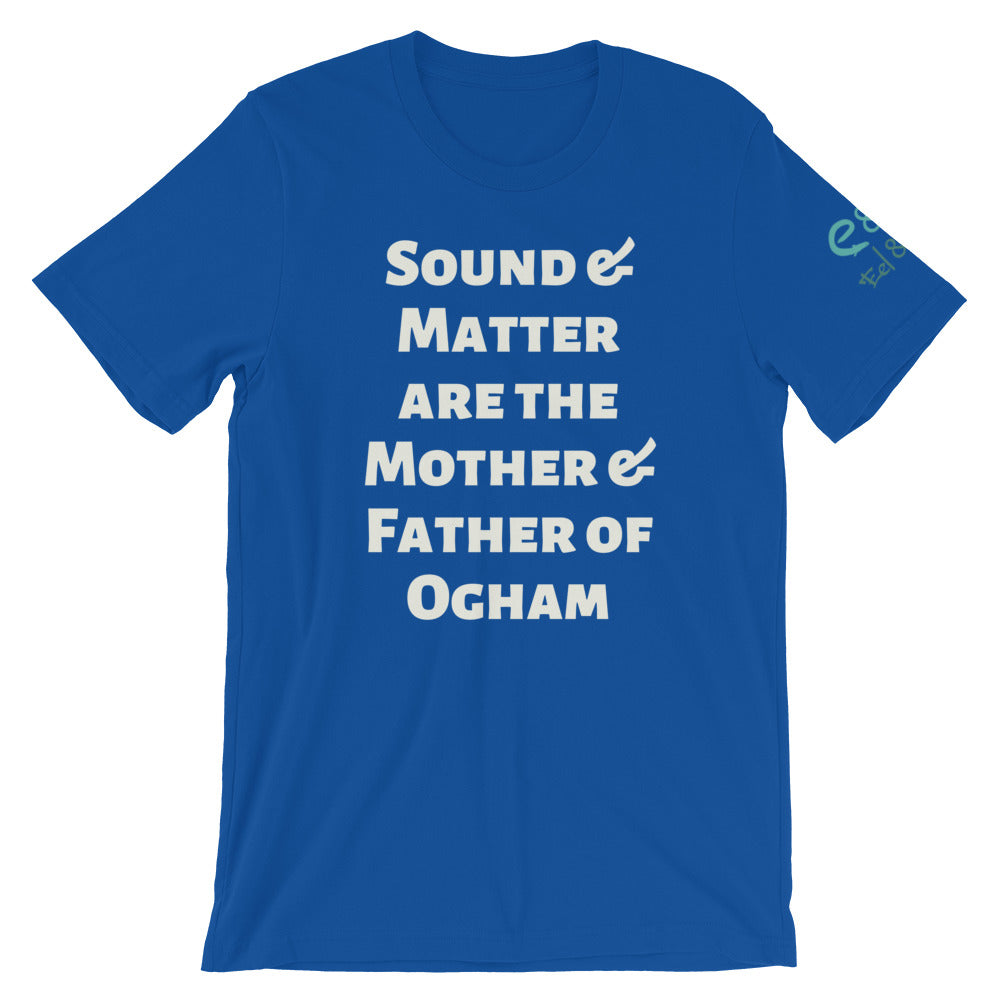 Sound and Matter - True Royal, Forest, Red - Short-Sleeve Unisex T-Shirt - Eel & Otter