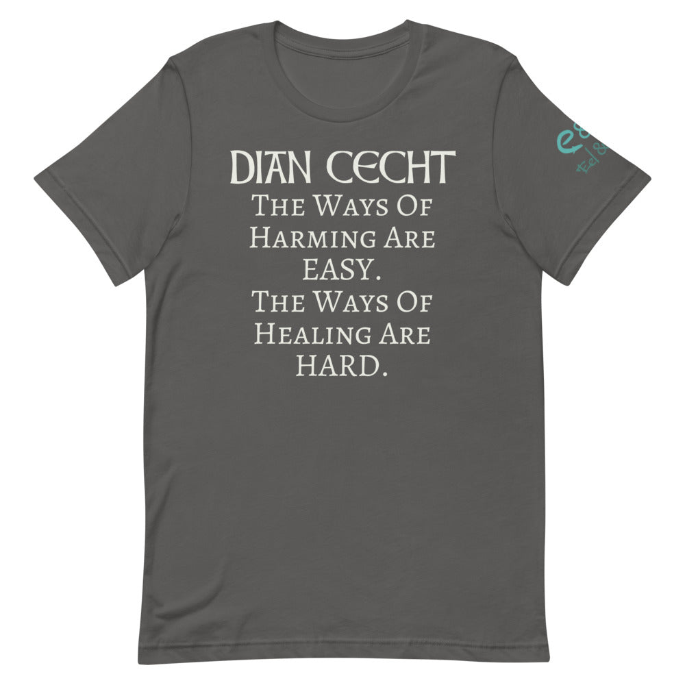 Dian Cecht - Short-Sleeve Unisex T-Shirt Navy, Forest, Asphalt - Eel & Otter