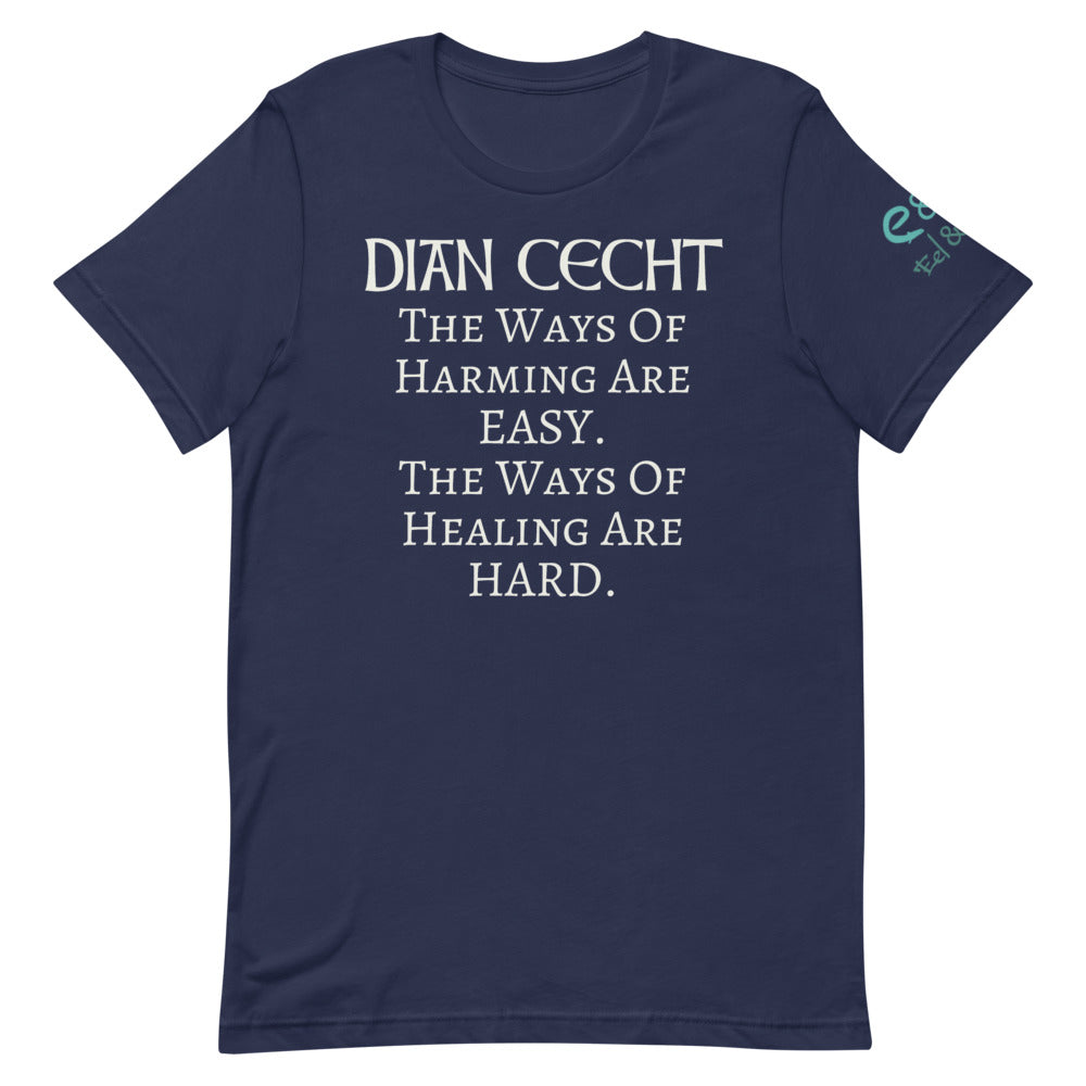 Dian Cecht - Short-Sleeve Unisex T-Shirt Navy, Forest, Asphalt - Eel & Otter