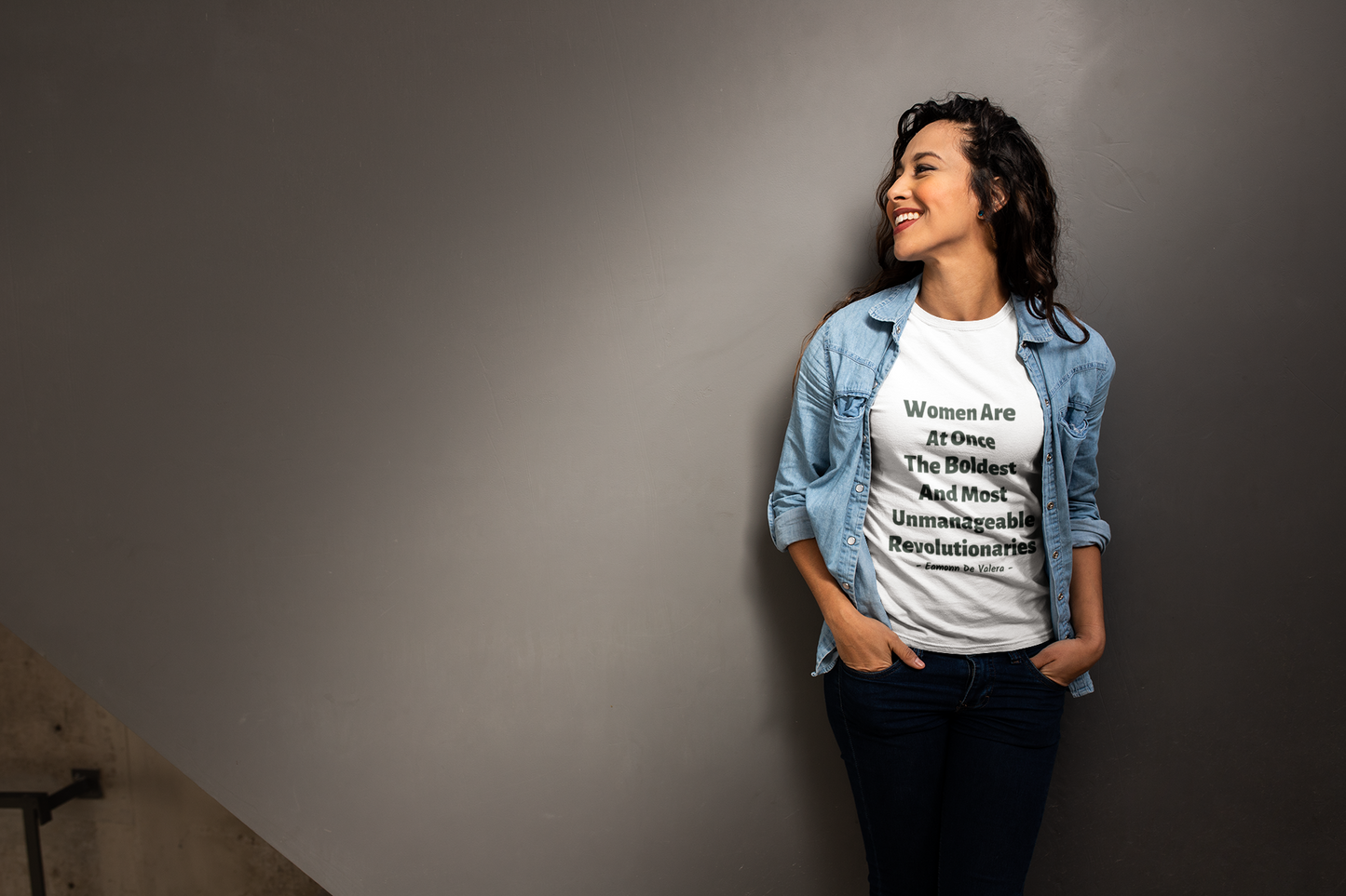 Women Revolutionaries - White, Cream & Ash - Unisex Short Sleeve Jersey T-Shirt - Eel & Otter