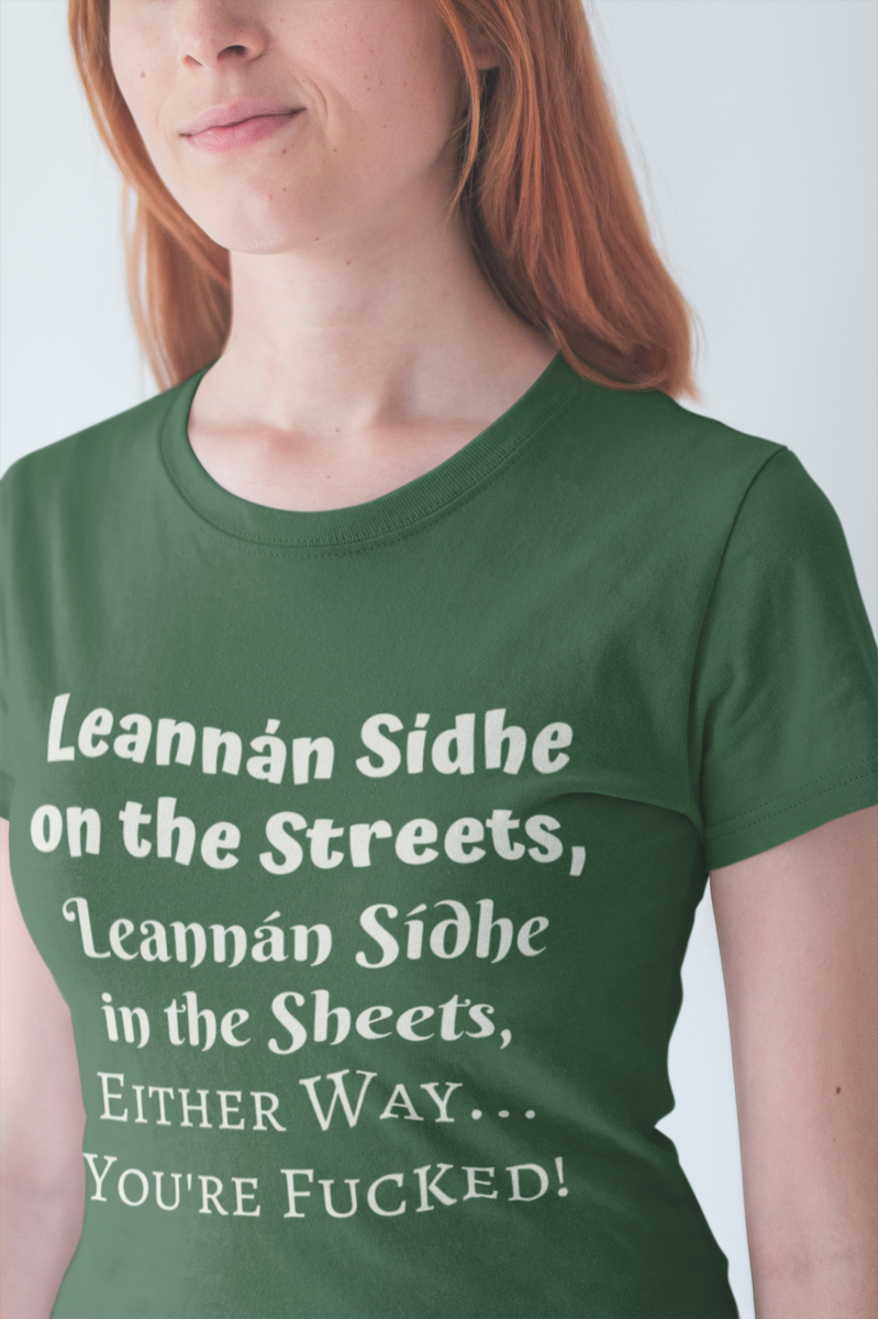 Leannán Sidhe - Black, Kelly Green & Red - Unisex Short Sleeve