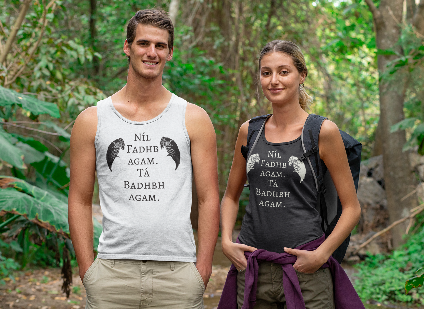 The Badb, Badhbh - Black - Unisex Tank Top - Eel & Otter
