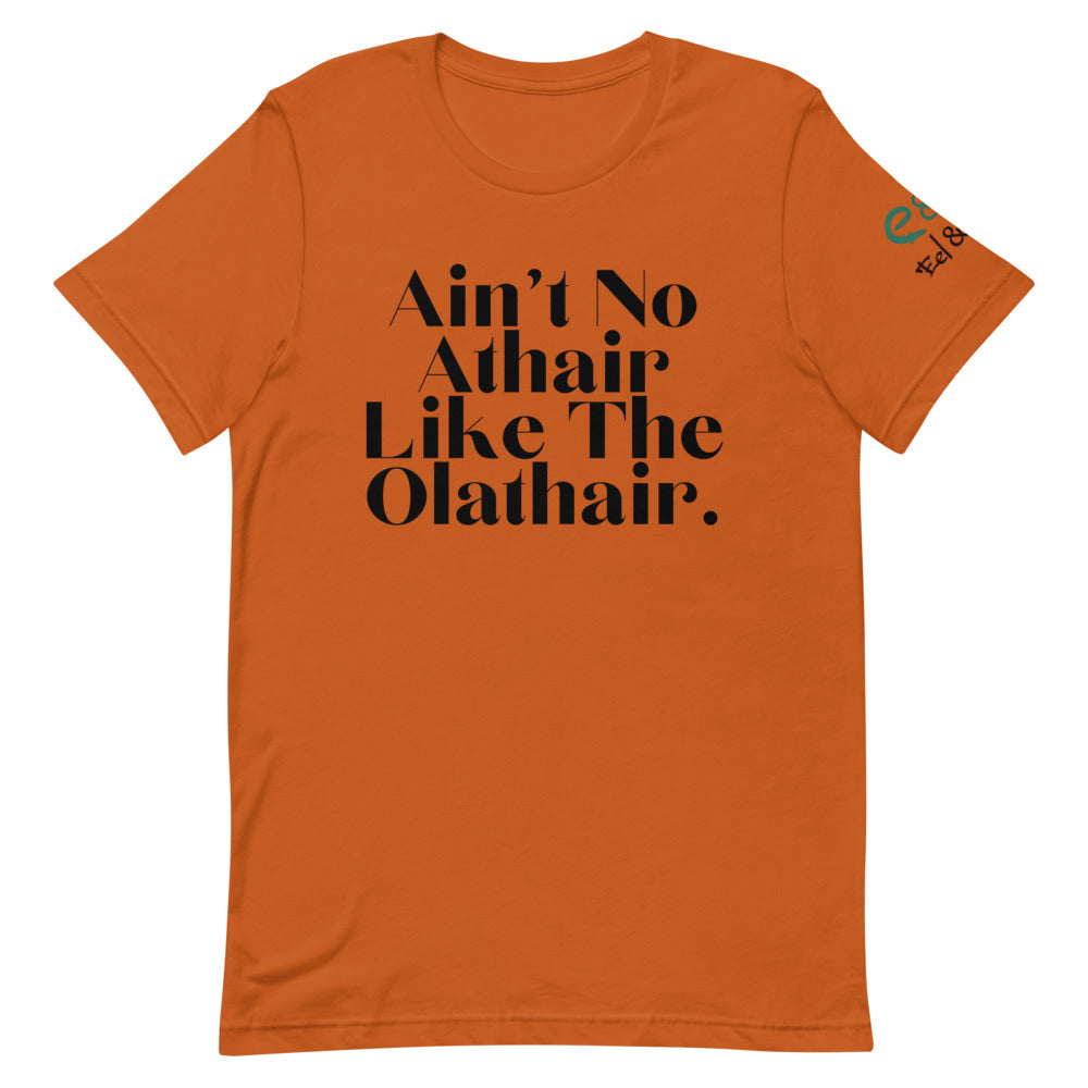 Ain't No Athair Like the Olathair -Short-Sleeve Unisex T-Shirt - Autumn, Leaf, Silver - Eel & Otter