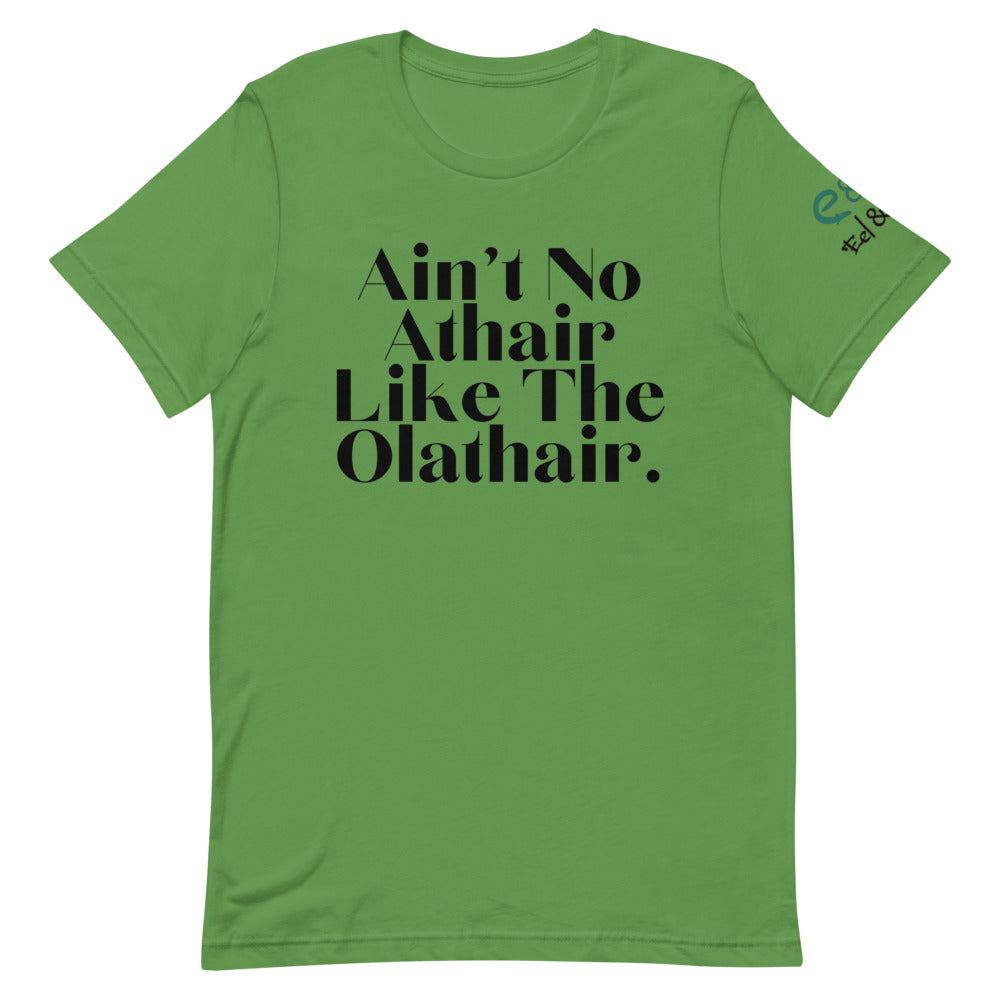 Ain't No Athair Like the Olathair -Short-Sleeve Unisex T-Shirt - Autumn, Leaf, Silver - Eel & Otter