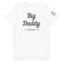 Load image into Gallery viewer, Big Daddy - Olathair - Short-Sleeve Unisex T-Shirt - Mauve, Light Blues, White. - Eel &amp; Otter