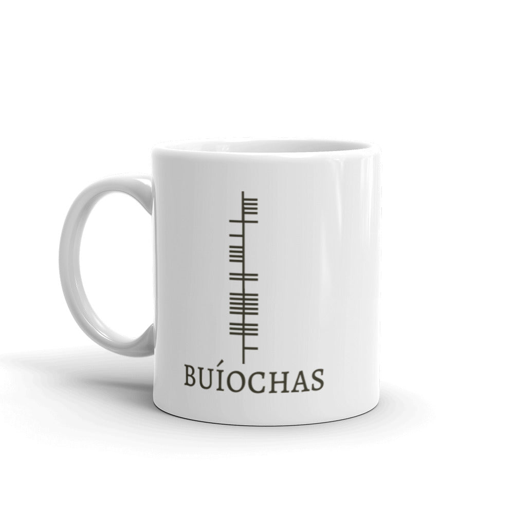 Ogham Series - Buíochas - Gratitude - Mug - Eel & Otter