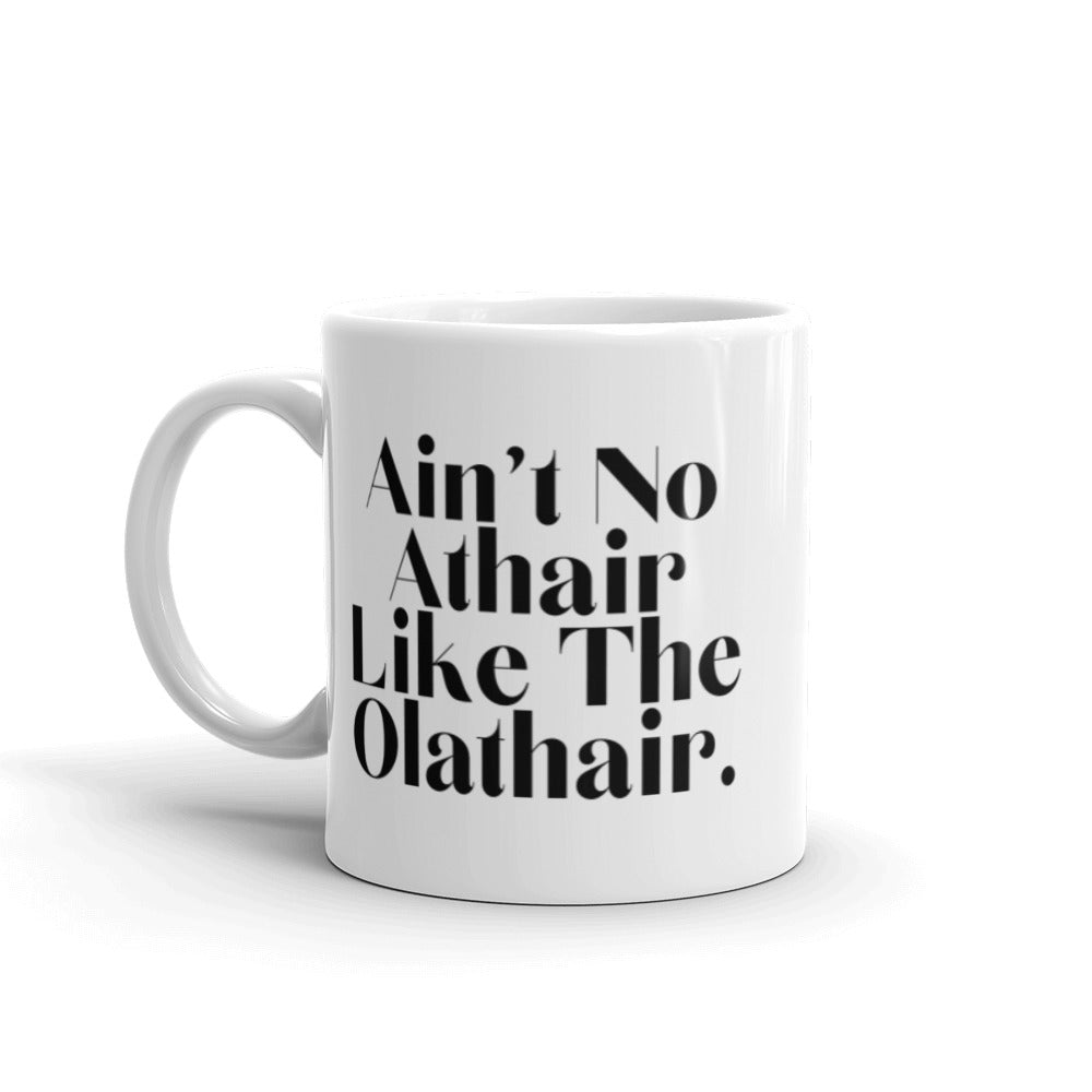 Ain't No Athair Like the Olathair - White glossy mug - Eel & Otter