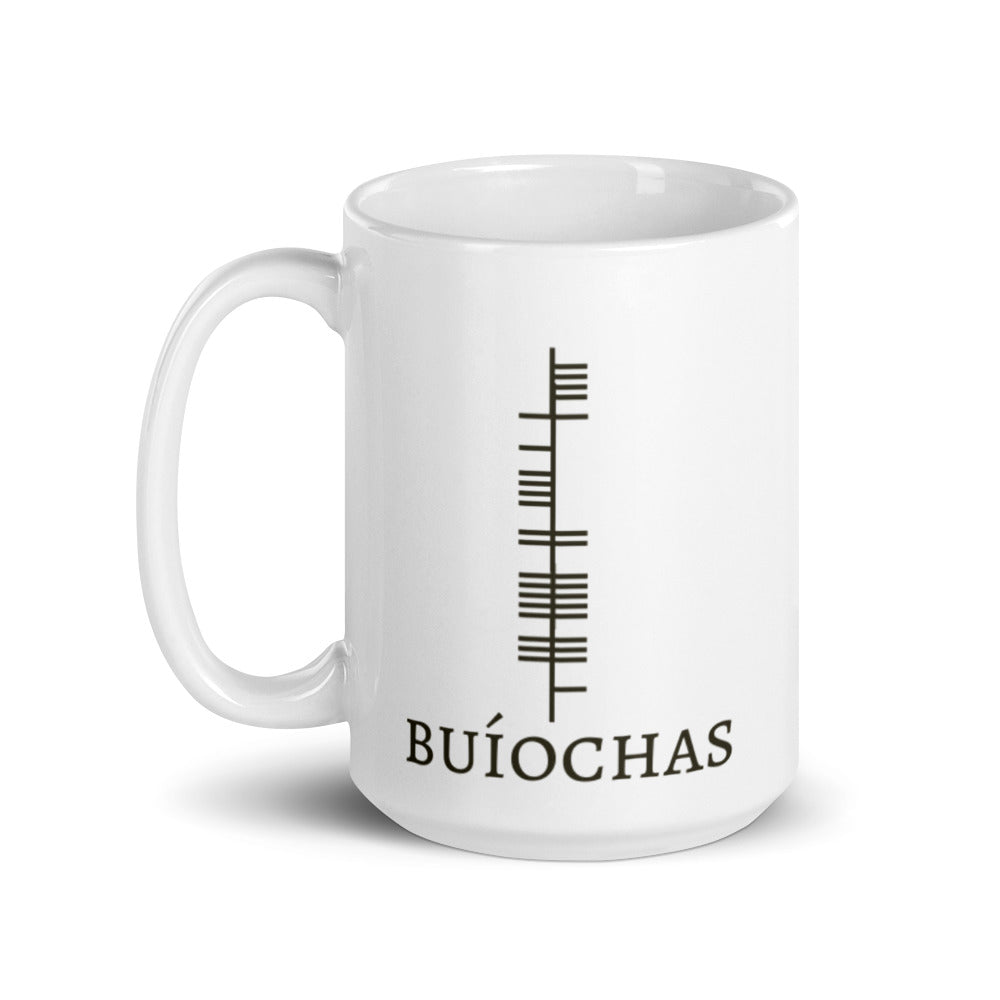 Ogham Series - Buíochas - Gratitude - Mug - Eel & Otter