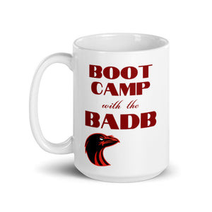 Boot Camp with the Badb - White glossy mug - Eel & Otter