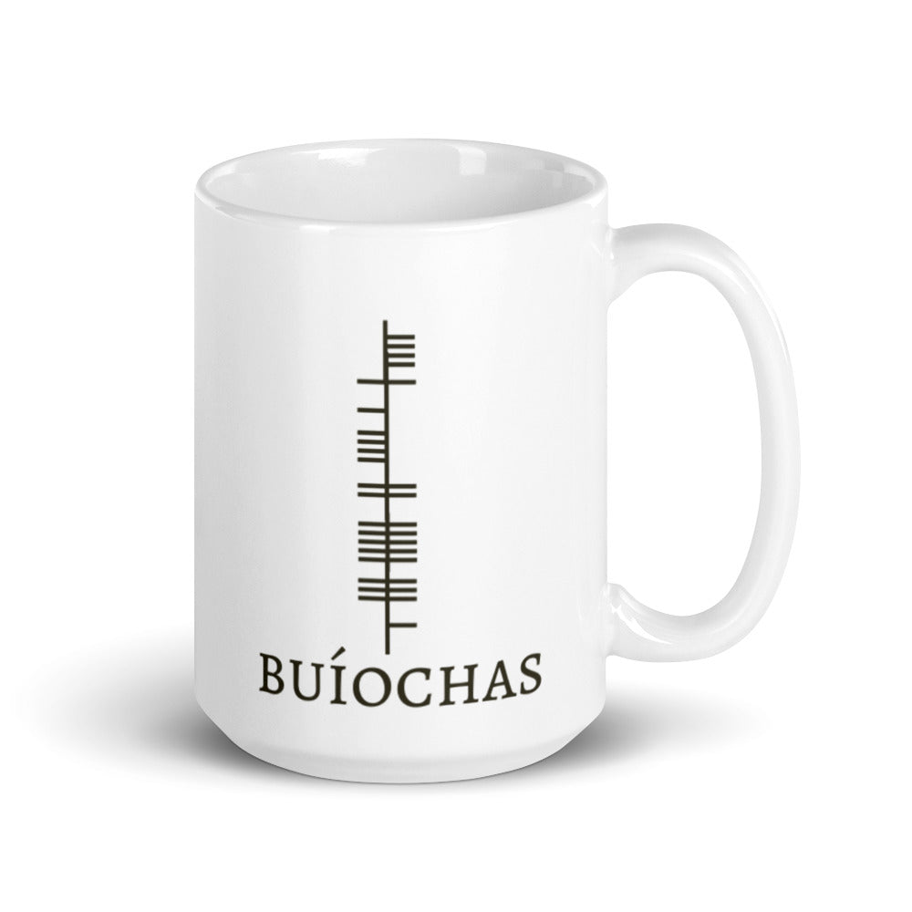 Ogham Series - Buíochas - Gratitude - Mug - Eel & Otter