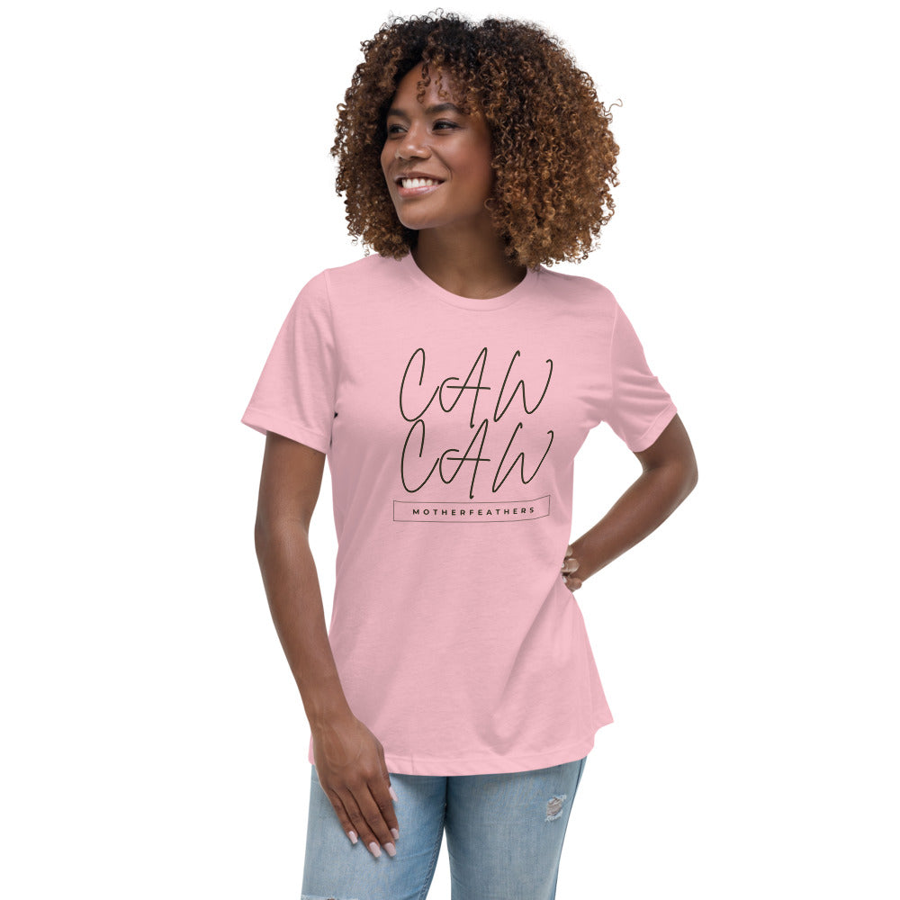 CAW CAW Mother Feathers - Women's Relaxed T-Shirt - Eel & Otter