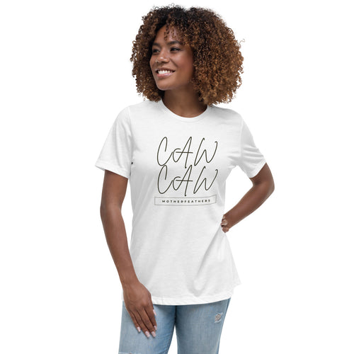 CAW CAW  Mother Feathers - Women's Relaxed T-Shirt - Eel & Otter