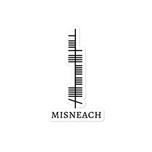 Load image into Gallery viewer, Ogham Series - Misneach - Courage - Bubble-free stickers - Eel &amp; Otter