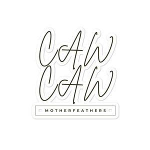 CAW CAW Mother Feathers - Bubble-free stickers - Eel & Otter