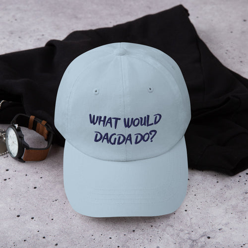 What Would Dagda Do?... Dag-Dad Hat | White, Light Blue or Khaki - Eel & Otter