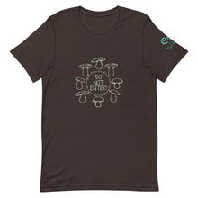Load image into Gallery viewer, Fairy Ring - Do not Enter - Short-Sleeve Unisex T-Shirt - Black, Brown, Olive - Eel &amp; Otter