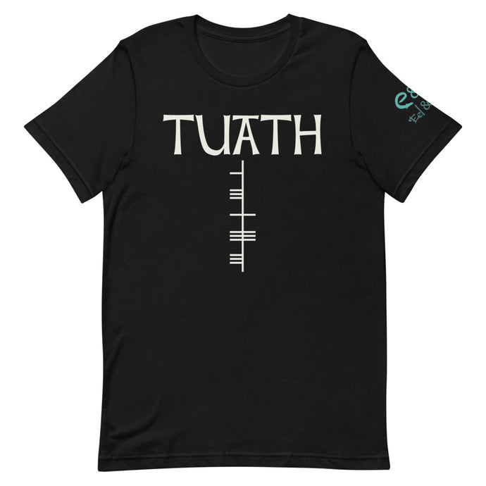 Tuath - Short-Sleeve Unisex T-Shirt Black, Army, Asphalt - Eel & Otter