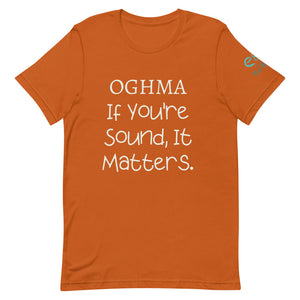 Oghma - If you're Sound... Short-Sleeve Unisex T-Shirt, True Royal, Olive, Autumn - Eel & Otter