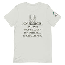 Load image into Gallery viewer, Horse Shoes  - Short-Sleeve Unisex T-Shirt Pink, Silver, Gold, - Eel &amp; Otter