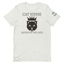 Load image into Gallery viewer, Cat Sidhe - Queen of the Cats - Short-Sleeve Unisex T-Shirt Soft Cream, Ash, Ocean Blue - Eel &amp; Otter