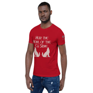 Cú Sídhe - Black, Brown, Red - Unisex Short Sleeve Jersey T-Shirt - Eel & Otter