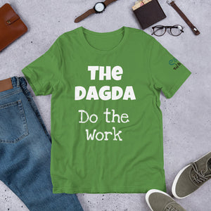 The Dagda: Do the Work - Forest, Leaf & Olive Green -  Unisex Short Sleeve Jersey T-Shirt - Eel & Otter