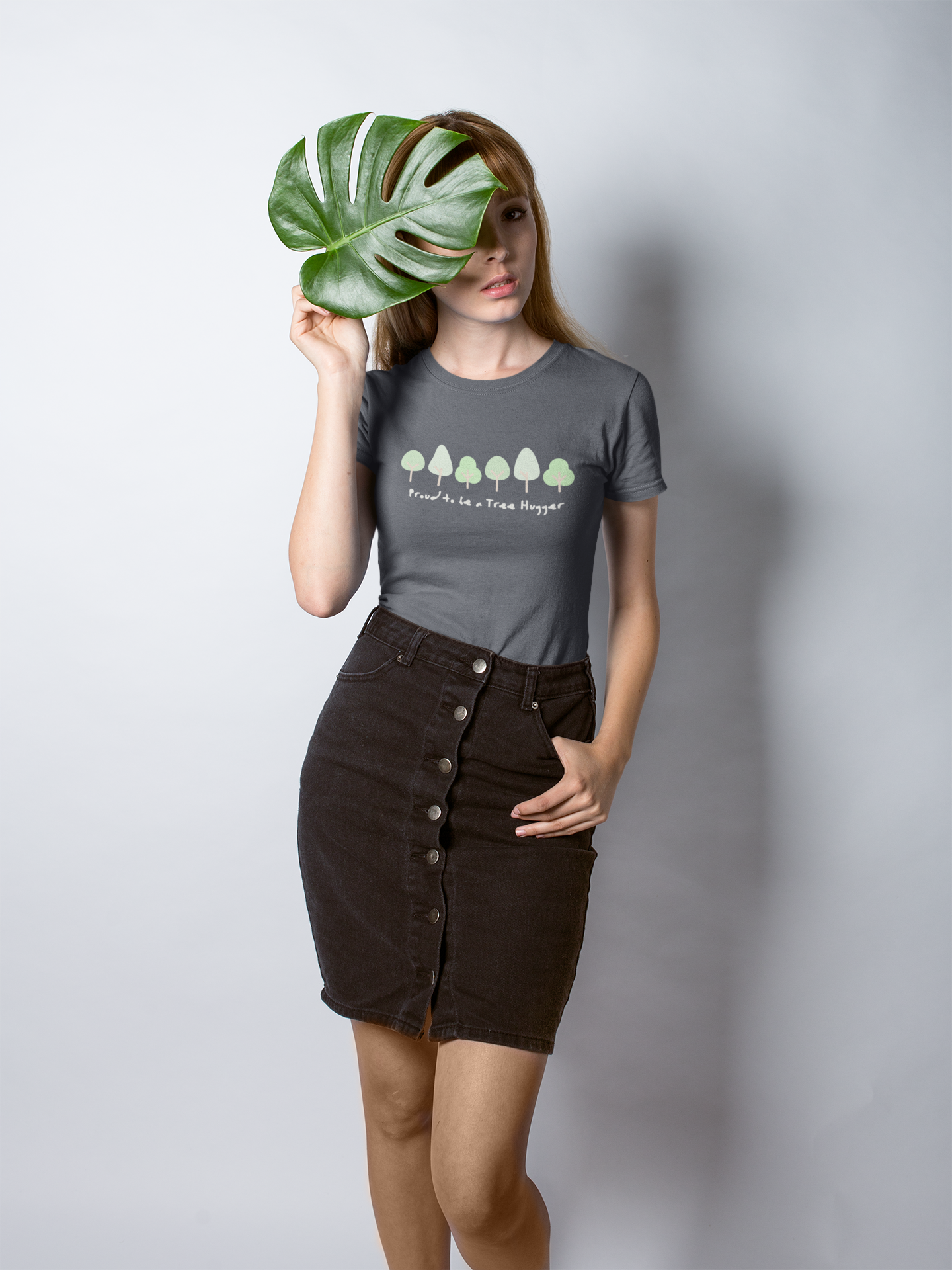 Proud to Be a Tree Hugger - Short-Sleeve Unisex T-Shirt - Black, Forest, Asphalt - Eel & Otter