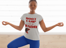 Load image into Gallery viewer, Boot Camp With The Badb - Short-Sleeve Unisex T-Shirt - Silver, Soft Cream, Steel Blue - Eel &amp; Otter