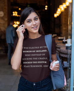 The Women of Ireland, Rocked the System -Short Sleeve Unisex T-Shirt  Oxblood, Navy, Forest - Eel & Otter