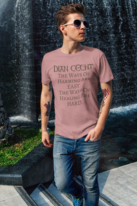 Dian Cecht - Short-Sleeve Unisex T-Shirt Autumn, Mauve, Ash - Eel & Otter