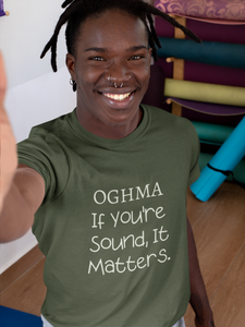 Oghma - If you're Sound... Short-Sleeve Unisex T-Shirt, True Royal, Olive, Autumn - Eel & Otter
