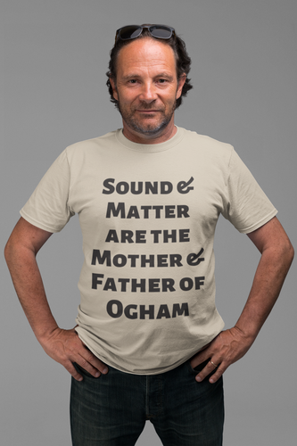 Sound and Matter - Aqua, Silver, Soft Cream, - Short-Sleeve Unisex T-Shirt - Eel & Otter