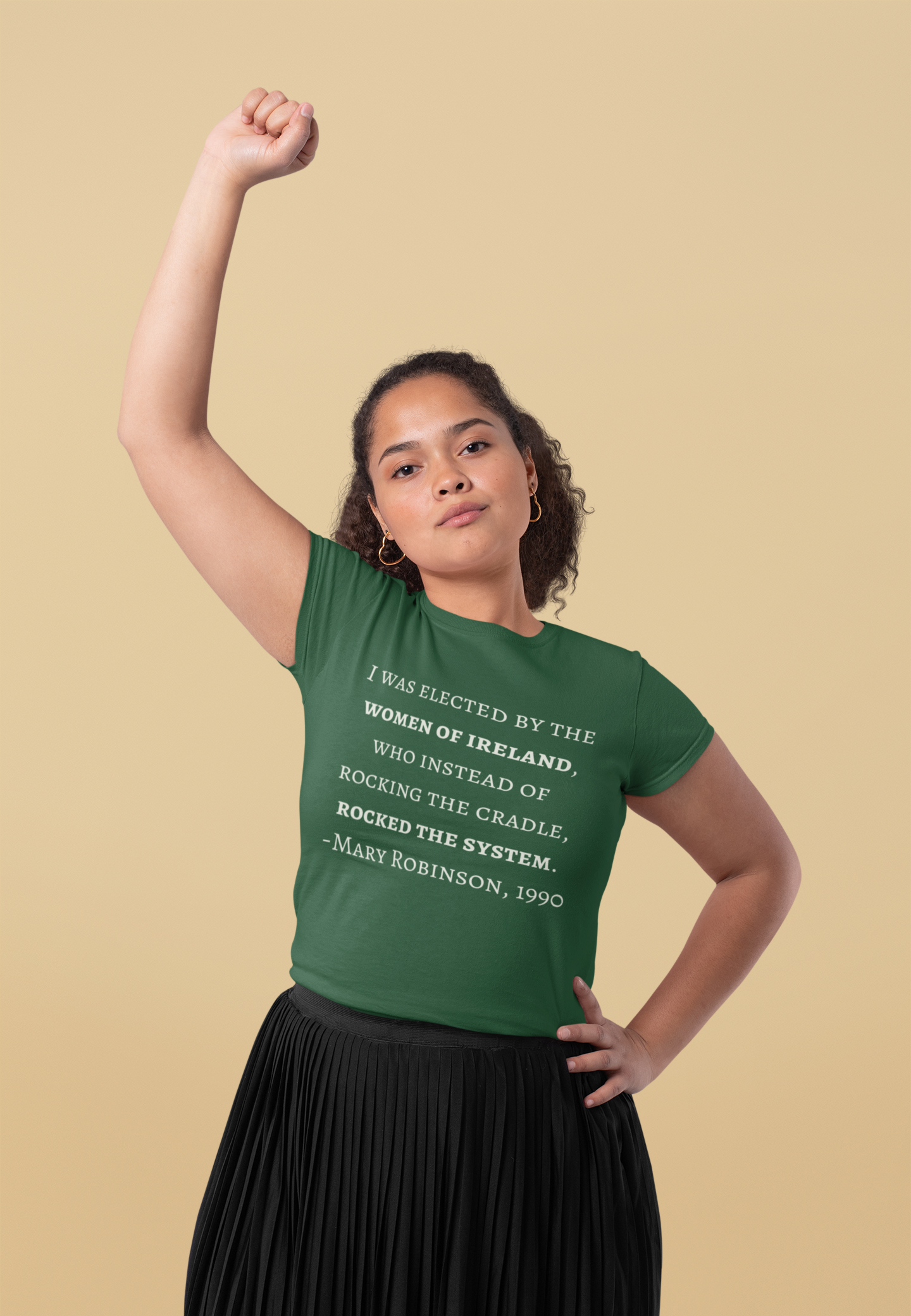 The Women of Ireland, Rocked the System -Short Sleeve Unisex T-Shirt  Oxblood, Navy, Forest - Eel & Otter