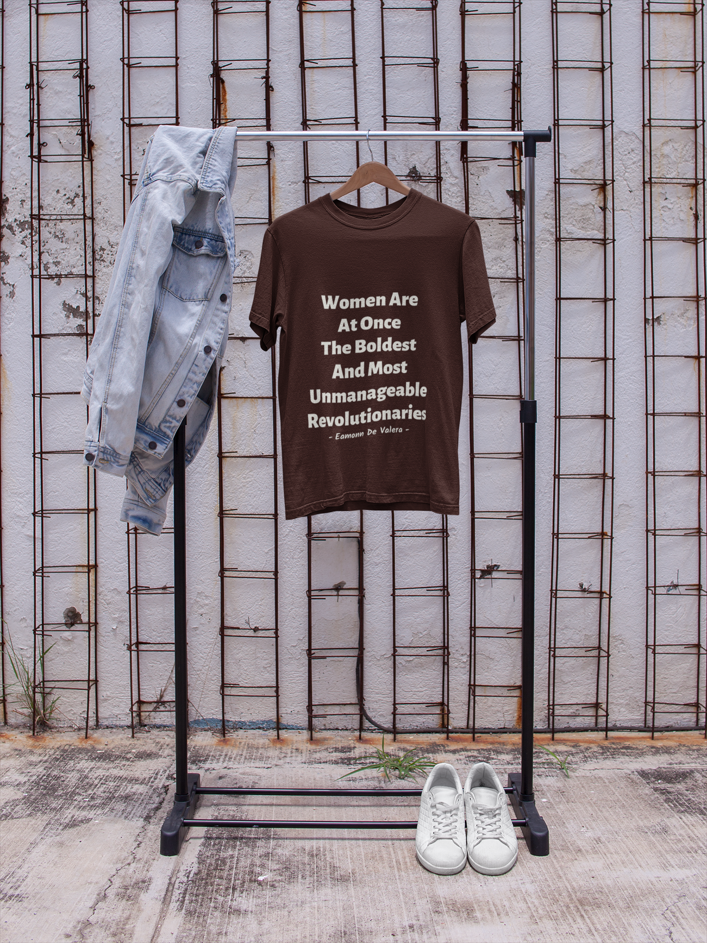 Women Revolutionaries - Brown, Olive & Navy - Unisex Short Sleeve Jersey T-Shirt - Eel & Otter