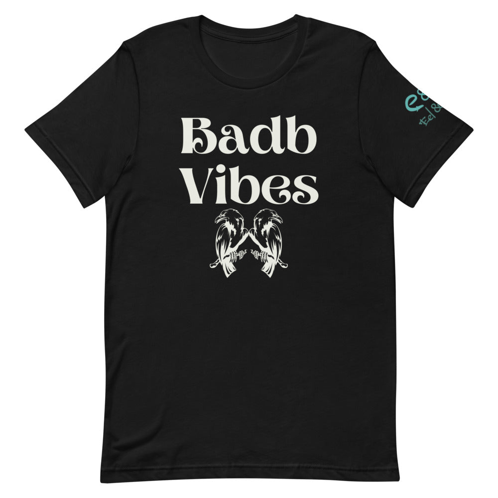 Badb Vibes - Short-Sleeve Unisex T-Shirt Black, Red, Asphalt - Eel & Otter