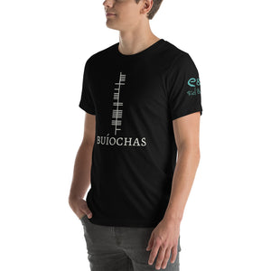 Ogham Series - Buíochas - Gratitude - Short-Sleeve Unisex T-Shirt, Black, Oxblood, Forest - Eel & Otter