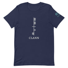 Load image into Gallery viewer, Ogham Series - Clann - Family - Short-Sleeve Unisex T-Shirt Ox blood, Navy, Forest - Eel &amp; Otter