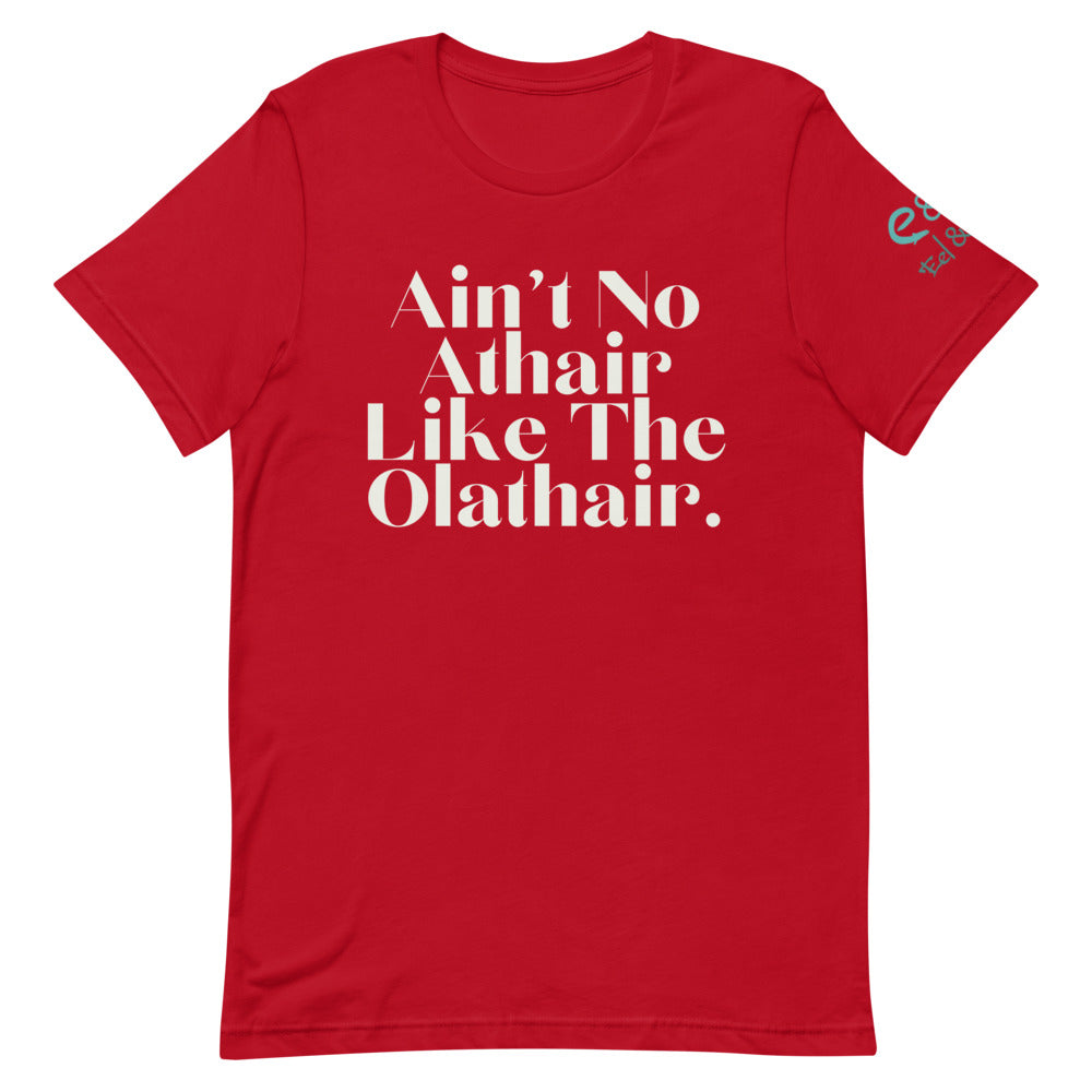 Aint No Athair Like the Olathair - Short-Sleeve Unisex T-Shirt - Black, Red, True Royal - Eel & Otter