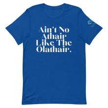 Load image into Gallery viewer, Aint No Athair Like the Olathair - Short-Sleeve Unisex T-Shirt - Black, Red, True Royal - Eel &amp; Otter