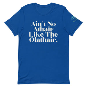 Aint No Athair Like the Olathair - Short-Sleeve Unisex T-Shirt - Black, Red, True Royal - Eel & Otter
