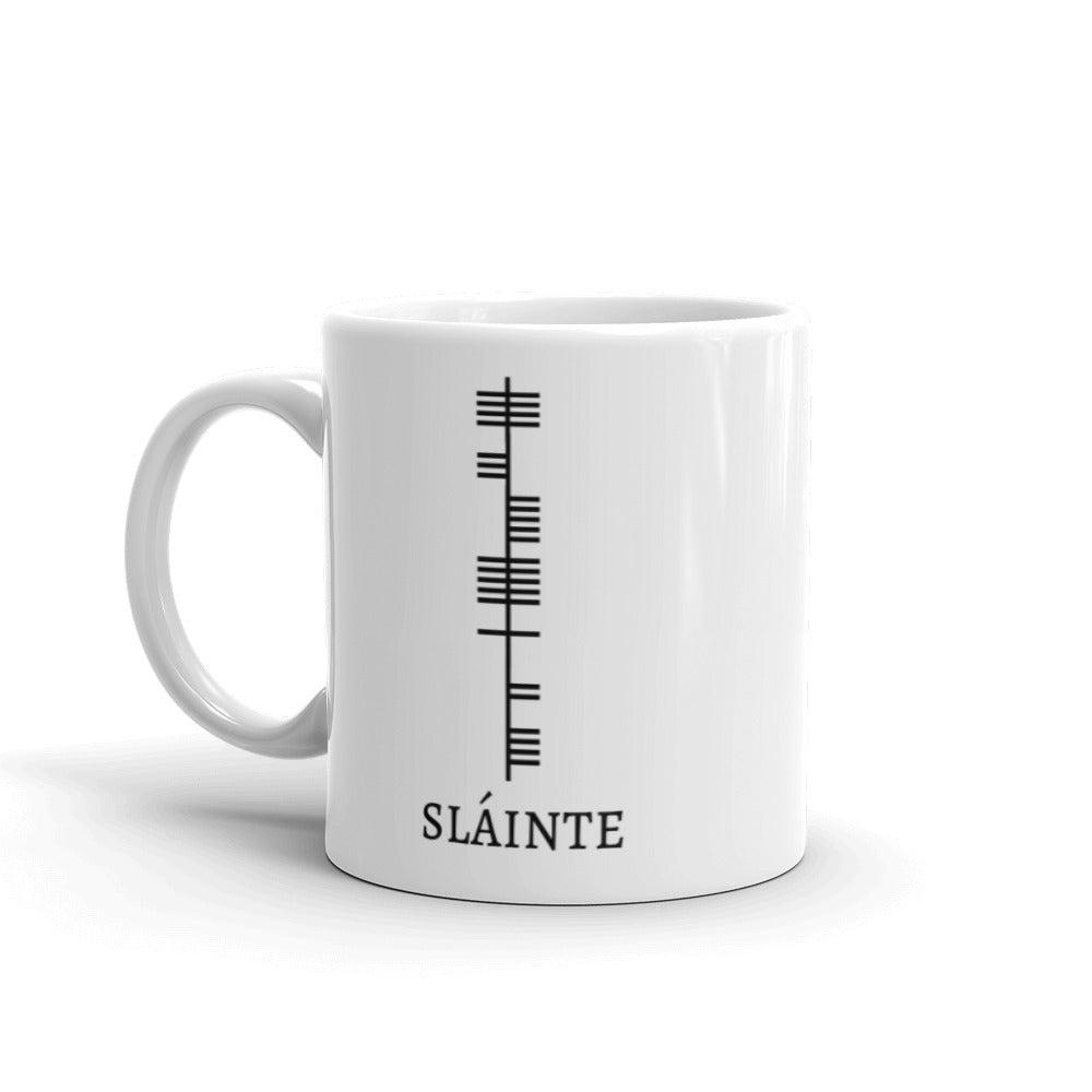 Ogham Series - Sláinte - Health - Mug - Eel & Otter