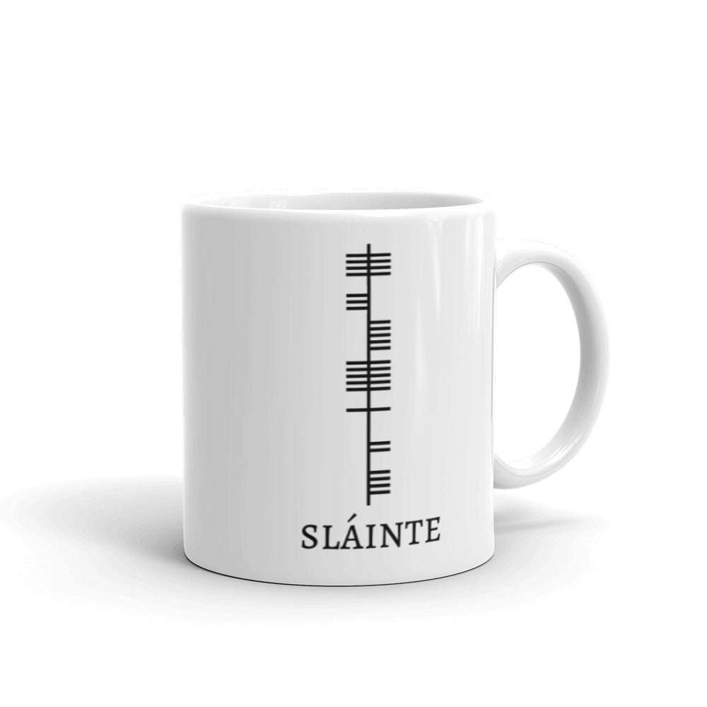 Ogham Series - Sláinte - Health - Mug - Eel & Otter