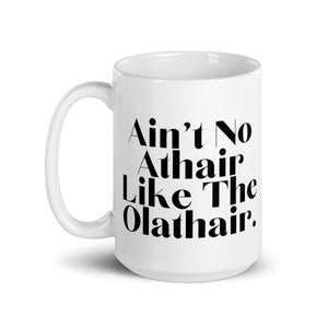 Ain't No Athair Like the Olathair - White glossy mug - Eel & Otter
