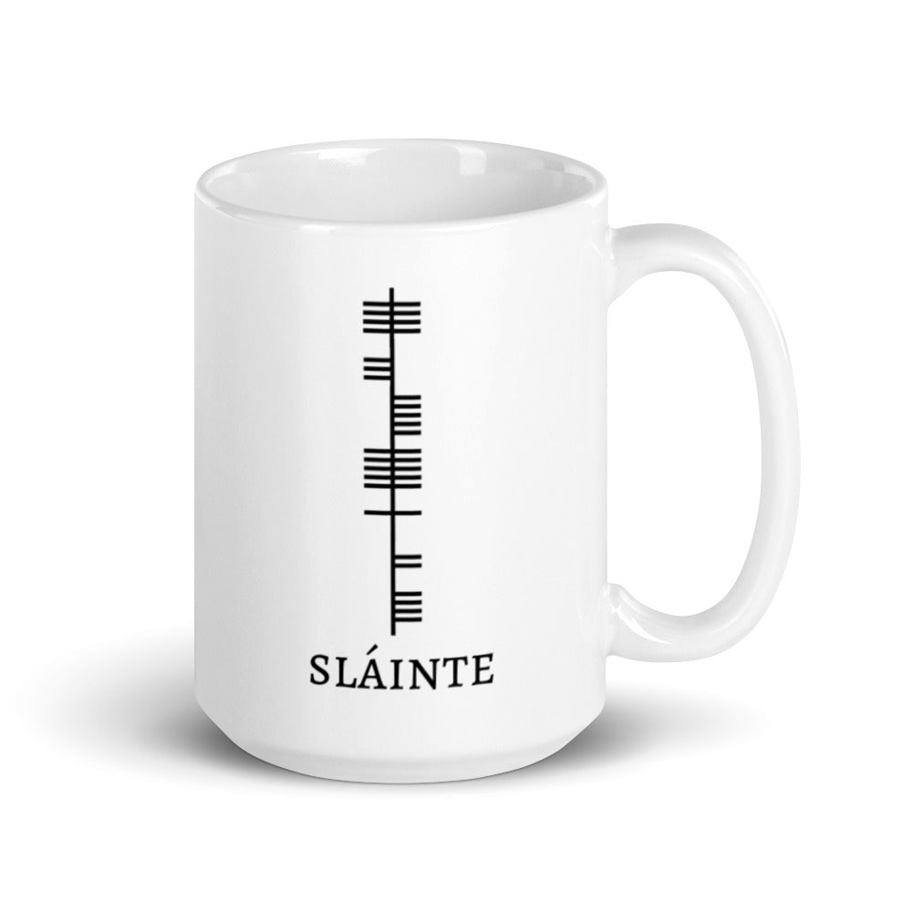 Ogham Series - Sláinte - Health - Mug - Eel & Otter