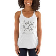 Load image into Gallery viewer, Caw Caw Mother Feathers - Women&#39;s Racerback Tank - Eel &amp; Otter