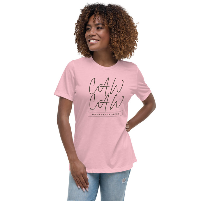 CAW CAW  Mother Feathers - Women's Relaxed T-Shirt - Eel & Otter
